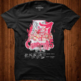 2020 Iron Bowl Champions Auburn Tigers and Alabama Crimson Tide signatures shirt - Nekotee