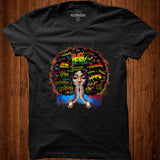 Afro Melanin Black History Month Queen Strong African Woman T Shirt - Nekotee