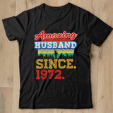 Amazing Husband Since 1972 50th Wedding Anniversary 50 Years T Shirt Sweater Shirt - Nekotee