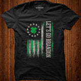 American Flag Patriots Let's Go Brandon St Patrick's Day T Shirt Shirt - Nekotee