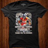 Demaryius Thomas NFL Denver Broncos Memories Graphic Unisex TShirt - Nekotee