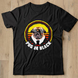 Dog Pug In Black Vintage Shirt - Nekotee