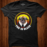Dog Pug In Black Vintage Shirt - Nekotee