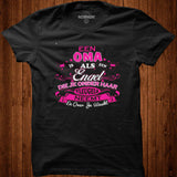 Een oma als engel die je onder haar vleugels neemt en quen je waaht shirt - Nekotee
