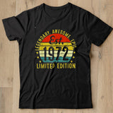 Est 1972 Vintage 1972 Limited Edition 50th Birthday Shirt - Nekotee