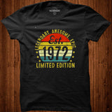 Est 1972 Vintage 1972 Limited Edition 50th Birthday Shirt - Nekotee