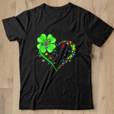 Funny Autism Clover Autism Mom Boy St Patrick's Day T Shirt Shirt - Nekotee