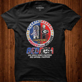 Georgia Bulldogs Atlanta Braves Nationa Champions 2021 NCAA Football Graphic Unisex T Shirt - Nekotee
