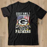 Green Bay Packers NFL God Family Country Graphic Unisex T Shirt - Nekotee