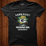 Green Bay Packers NFL I Am A Packers Fan Graphic Unisex T Shirt - Nekotee