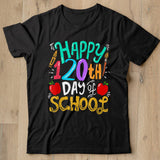 Happy 120th Day Of School Teacher Rainbow 120 Days Smarter T Shirt Shirt - Nekotee