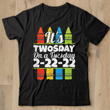 Happy Twosday Tuesday 2.22.22 Expect Great Things T Shirt - Nekotee
