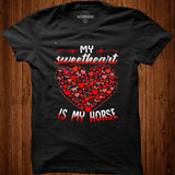Horse Valentine My Sweetheart Is My Horse Shirt - Nekotee