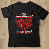 Horse Valentine My Sweetheart Is My Horse Shirt - Nekotee