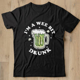 I'm a Wee Bit Drunk Saint Patricks Day Green Beer Drinking T Shirt Shirt - Nekotee