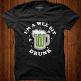 I'm a Wee Bit Drunk Saint Patricks Day Green Beer Drinking T Shirt Shirt - Nekotee