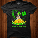 Irish Today Grey Miniature Schnauzer Dog A Wee Bit Irish Today Shirt - Nekotee