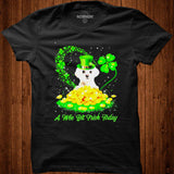 Irish Today White Maltese Dog A Wee Bit Irish Today Shirt - Nekotee