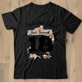 Just Turned 18 Cat Dad Bday 18th Cat Lover Birthday Gag Gift T Shirt Shirt - Nekotee