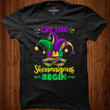 Let The Shenanigans Begin Mardi Gras Funny Kids Men Women T Shirt Shirt - Nekotee