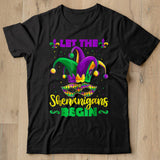 Let The Shenanigans Begin Mardi Gras Funny Kids Men Women T Shirt Shirt - Nekotee