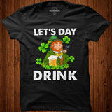 Let's Day Drink Beer Leprechaun Happy St.Patrick's Day March T Shirt Shirt - Nekotee