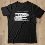 Lets Go Darwin Sarcastic Lets Go Darwin US Flag Tee Shirt - Nekotee