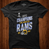 Los Angeles Rams AFC Champions Super Bowl Est 1937 T Shirt - Nekotee