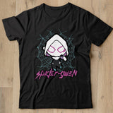 Marvel Spider Gwen Cute Kawaii Epic Web Graphic T Shirt - Nekotee
