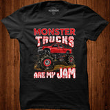 Monster Truck Are My Jam For Monster Truck Lovers Men &amp; Kids T Shirt - Nekotee