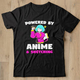 Powered by anime sketching Otaku Shirt - Nekotee