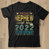 Proud Nephew Of A Class Of 2022 Graduate Senior 22 T Shirt Shirt - Nekotee