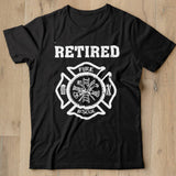 Retired Firefighter Badge shirt - Nekotee