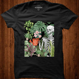 Skeleton Gardening Skull Plant Lovers Gardeners funny T Shirt - Nekotee