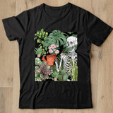 Skeleton Gardening Skull Plant Lovers Gardeners funny T Shirt - Nekotee
