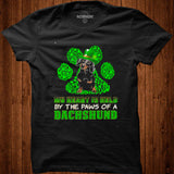 St Patricks Day My Heart Is Held By The Paws Of A Black Dachshund Shirt - Nekotee