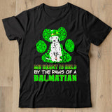 St Patricks Day My Heart Is Held By The Paws Of A Dalmatian Shirt - Nekotee
