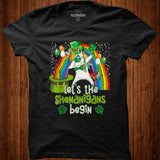 St Patrick's Day Shenanigans Funny Dabbing Unicorn T Shirt Shirt - Nekotee