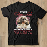 Never Underestimate An Old Woman With A Shih Tzu shirt - Nekotee