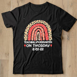 Teaching Kindergarten On Twosday 2 22 22 22nd February 2022 Shirt - Nekotee