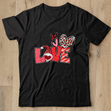 Valentines Love &amp; Heart Art In Polka, Cheetah &amp; Gnome Cap T Shirt Shirt - Nekotee