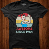 Vintage 1964 Birthday 58 Year 58th Birthday Shirt - Nekotee