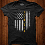 Vintage USA Flag Rock Science Geology Pun Geologist Lapidary T Shirt - Nekotee