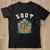 Wilbur Soot Merch Soot College Technicolour shirt - Nekotee