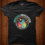 Womens No challenge too large no victory too small autism V Neck T Shirt - Nekotee