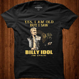 Yes I Am Old But I Saw Billy Idol On Stage Signature shirt - Nekotee