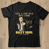 Yes I Am Old But I Saw Billy Idol On Stage Signature shirt - Nekotee